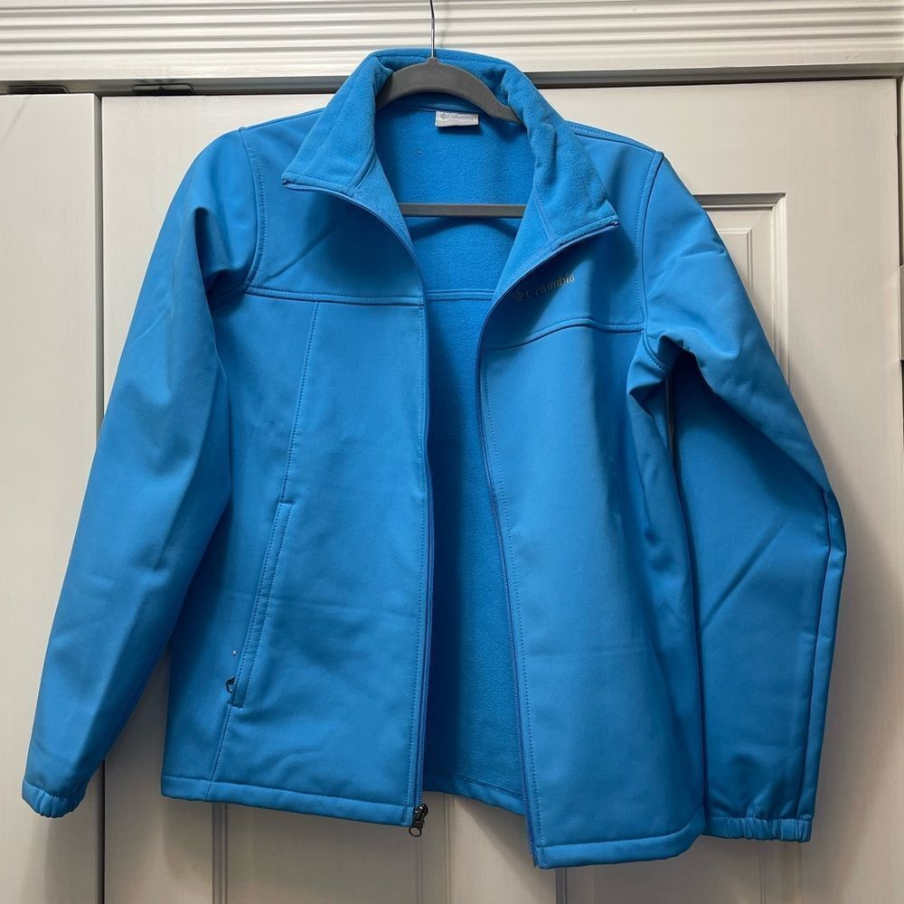 GUC Boys Columbia Bowen Lake Softshell Jacket Blue sz XL